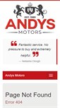 Mobile Screenshot of andys-motors.com